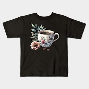 A Cup Of Coffee Kids T-Shirt